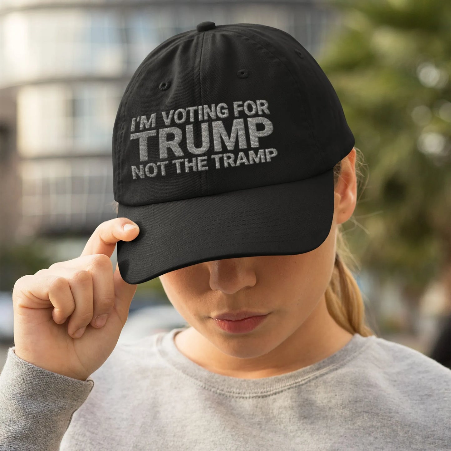 I'm Voting For Trump - Embroidered Dad Hat