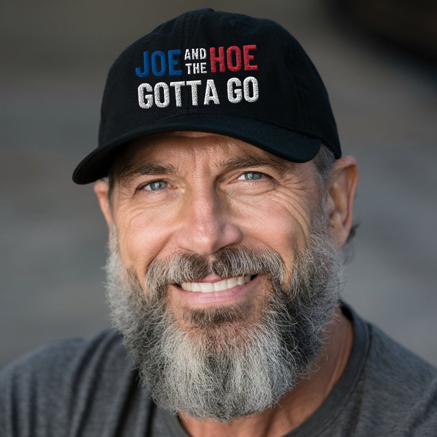 Joe And The Hoe Gotta Go - Cotton Dad Cap